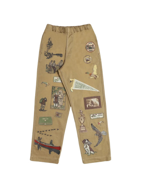  Samuel Zelig Pantaloni Trail - Marrone 
