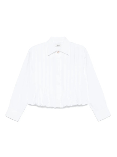  Sandro Camicia In Cotone - Bianco 