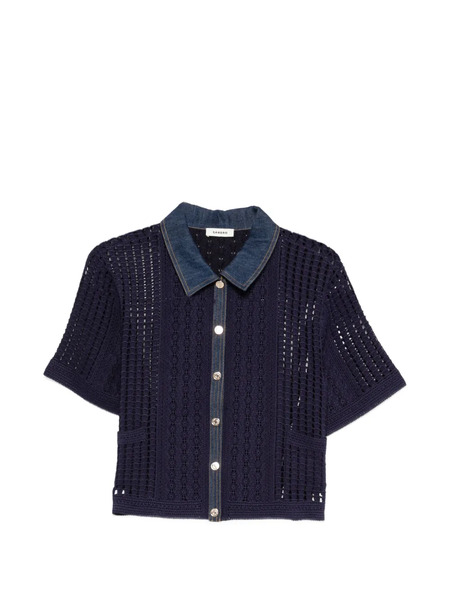  Sandro Camicia Traforata - Blu 
