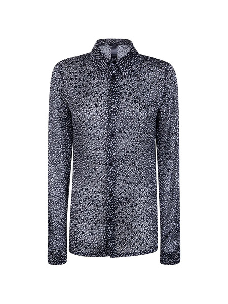  Sapio Camicia Con Stampa - Nero 