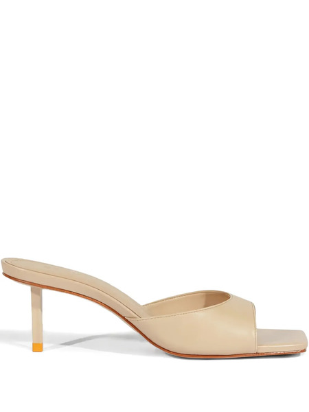  Schutz Sandali Dethalia Pin Con Punta Quadrata 60mm - Toni Neutri 