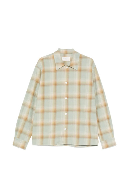  Second/layer Camicia Logan A Quadri - Verde 