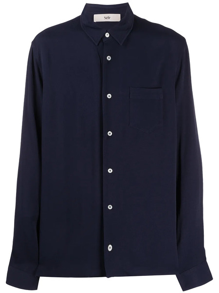  Séfr Camicia Hampus - Blu 