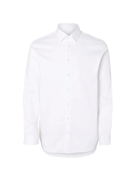  Selected Camicia Con Bottoni - Bianco 