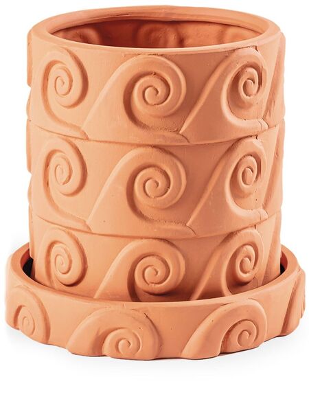  Seletti Vaso Magna Graecia, Onda - Arancione 