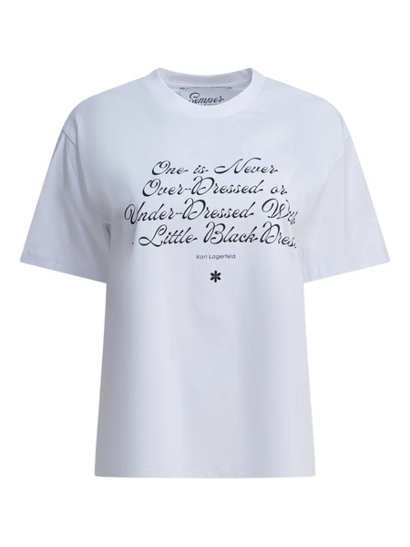  Semper T-shirt Con Stampa - Bianco 