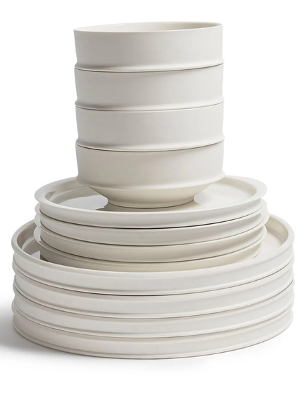  Serax Set Da Cena Dune (12 Pezzi) - Bianco 