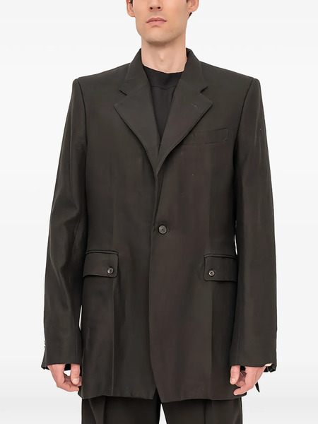  Setchu Cappotto Monopetto - Grigio 
