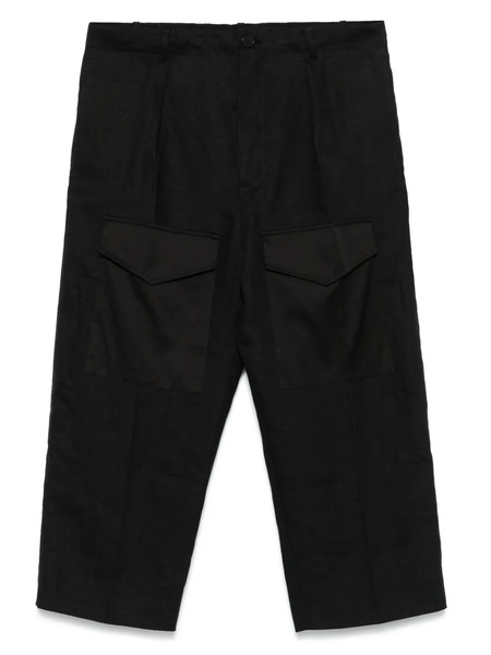  Setchu Pantaloni Crop - Nero 