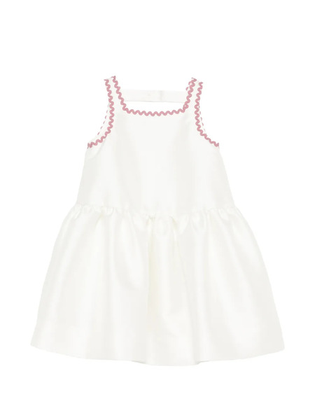  Simonetta Abito Con Ruches - Bianco 