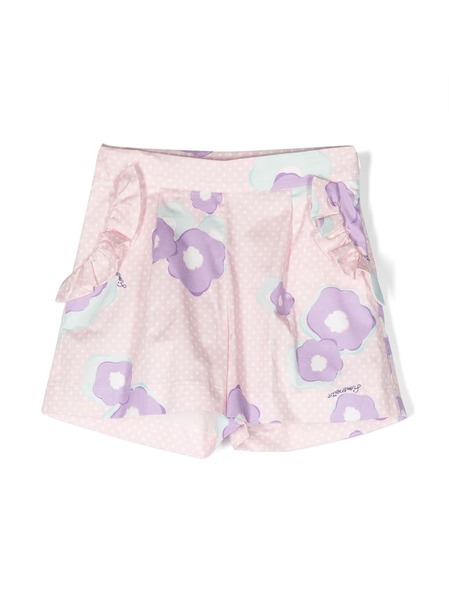  Simonetta Shorts A Fiori - Rosa 
