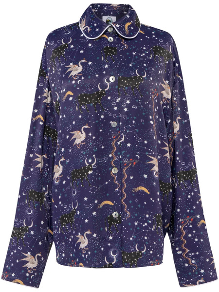  Sleeper Camicia Pastelle - Blu 