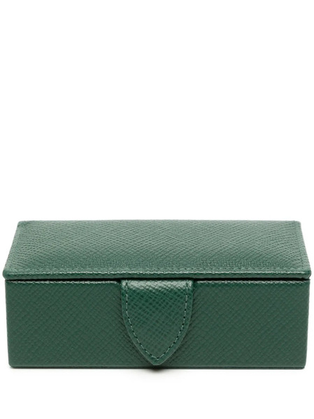  Smythson Contenitore Per Gemelli Panama - Verde 