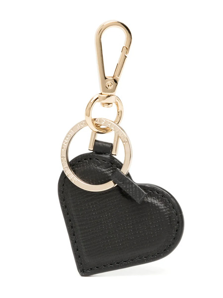  Smythson Portachiavi A Cuore - Nero 