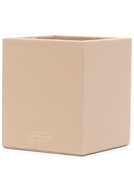  Smythson Portamatite Con Stampa - Marrone 