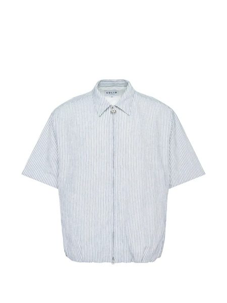  Solid Homme Camicia A Righe - Bianco 