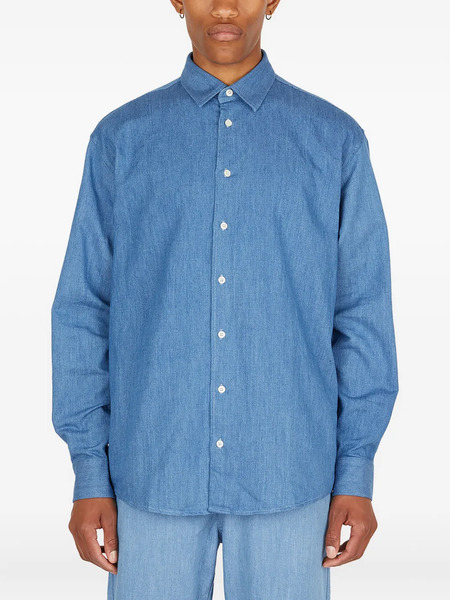  Soulland Camicia A Maniche Lunghe - Blu 