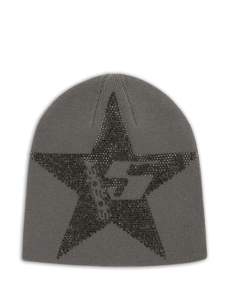  Sp5der Berretto Con Strass - Grigio 