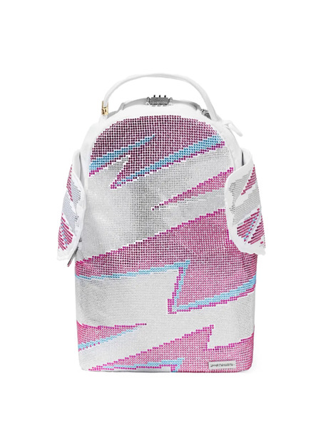  Sprayground Kid Zaino Ai Wings Con Strass - Bianco 