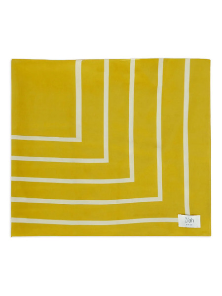  St. Agni Foulard A Righe - Giallo 