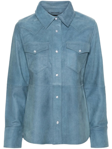  Stand Studio Camicia Stile Western - Blu 