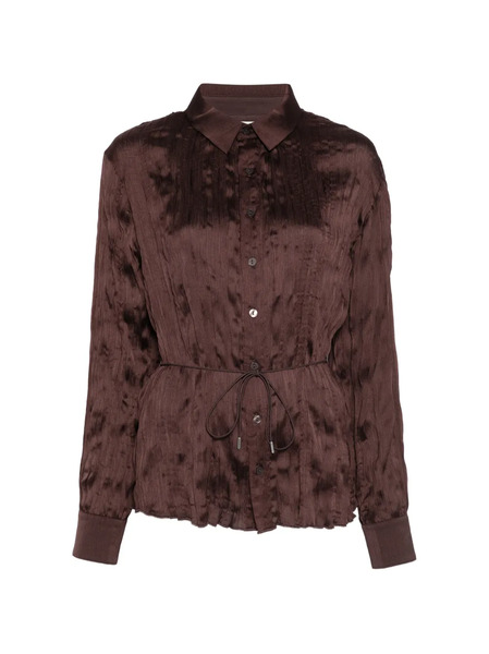  Staud Camicia Con Punto Smock - Marrone 
