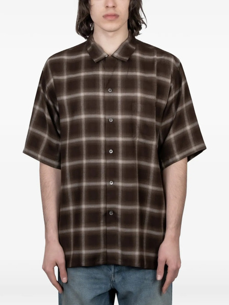  Stein Camicia Oversize A Quadri - Marrone 