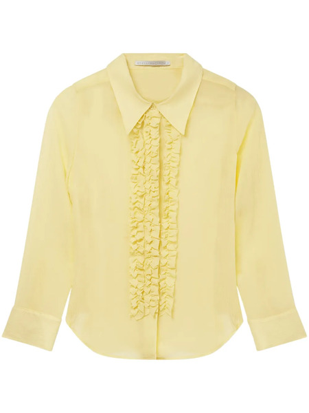 Stella Mccartney Camicia Con Ruches - Giallo 