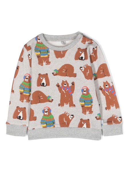  Stella Mccartney Kids Felpa Con Stampa - Grigio 