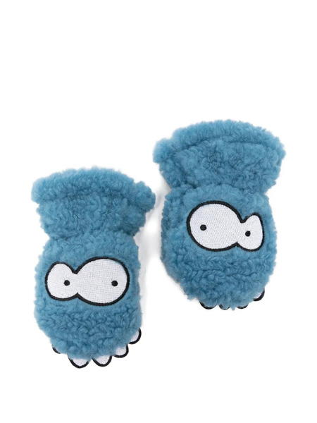  Stella Mccartney Kids Muffole Con Ricamo - Blu 