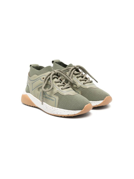 Stella Mccartney Kids Sneakers Con Design A Inserti - Verde 