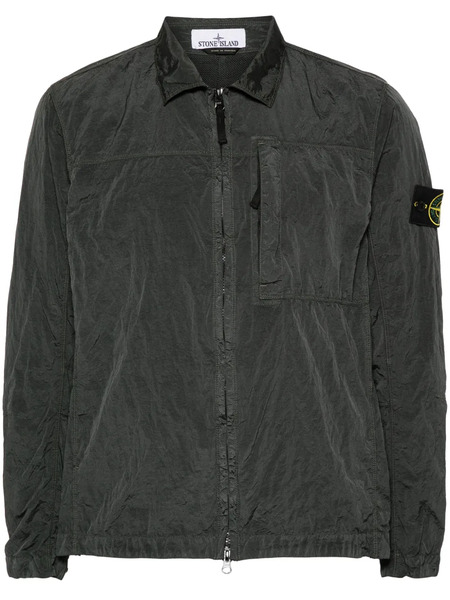  Stone Island Camicia Con Applicazione Compass - Grigio 