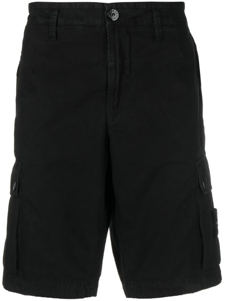  Stone Island Cargo Con Applicazione Compass - Nero 