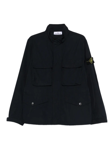  Stone Island Giacca-camicia Con Tasche - Blu 
