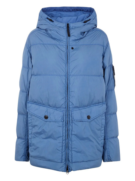  Stone Island Giacca Con Cappuccio - Blu 
