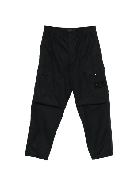  Stone Island Pantaloni Ghost Con Tasche Cargo - Nero 