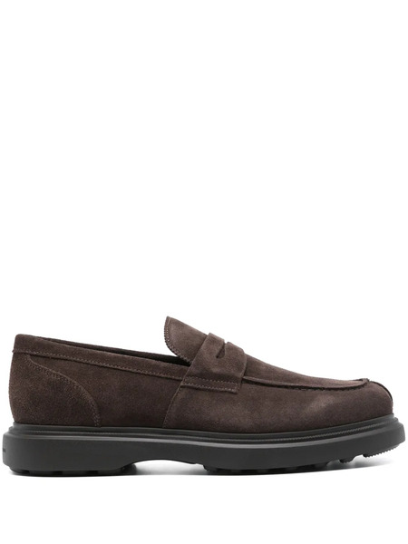  Stuart Weitzman Mocassini In Suede - Marrone 