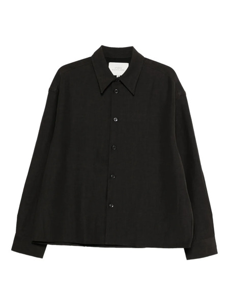  Studio Nicholson Camicia A Maniche Lunghe - Marrone 