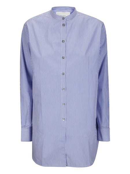  Studio Nicholson Camicia In Cotone - Blu 