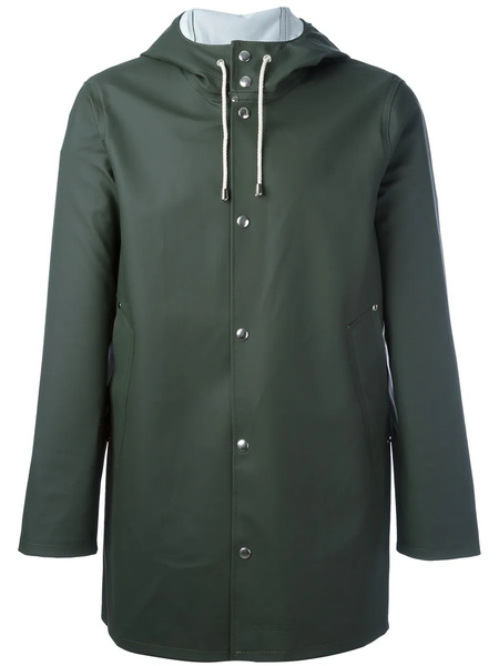  Stutterheim Impermeabile Con Cappuccio - Verde 