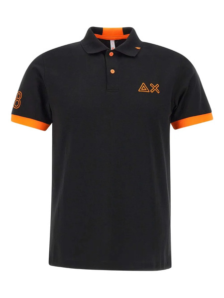  Sun68 Polo In Jersey - Nero 