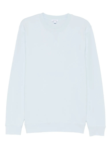  Sunspel Felpa Loopback - Blu 