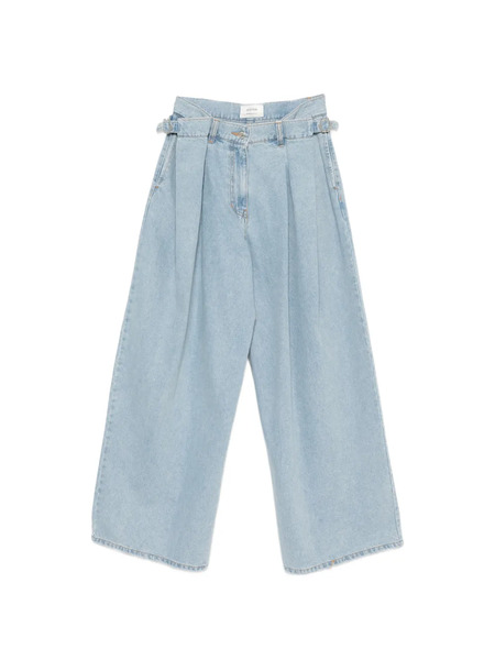  System Jeans Con Pieghe - Blu 