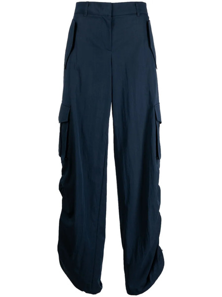  System Pantaloni A Gamba Ampia - Blu 