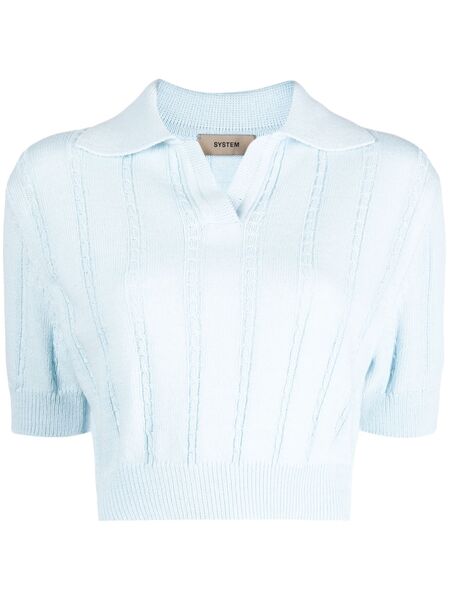  System Top Crop - Blu 