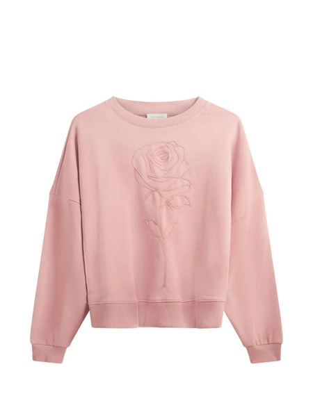  Ted Baker Felpa Marssia Con Ricamo A Fiori - Rosa 