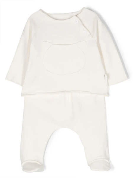  Teddy & Minou Pantaloni Con Applicazione - Bianco 