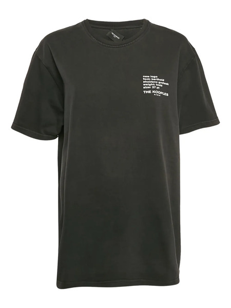  The Kooples T-shirt Con Stampa Pre-owned - Nero 