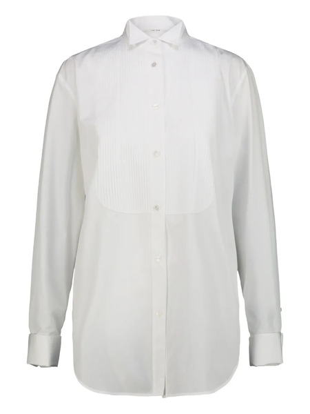  The Row Camicia Erelia Plissettata - Bianco 
