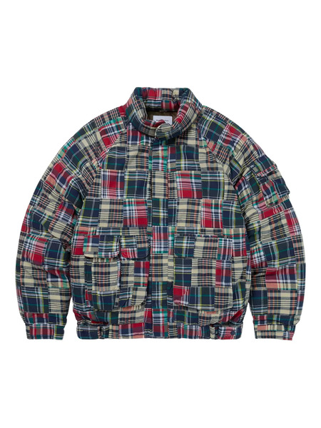  This Is Never That Giacca Con Design Patchwork - Blu 